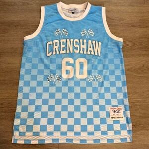 Nipsey Hussle x Headgear Classics Crenshaw Basketball Jersey HGC Blue Gold XL
